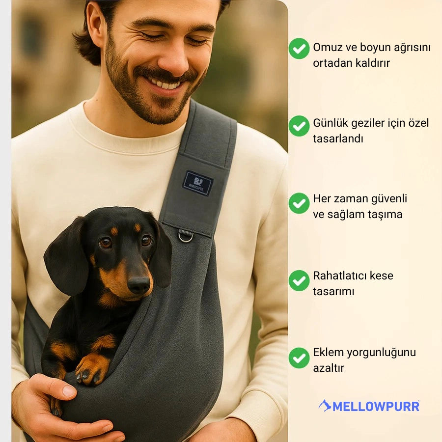 Mellowpurr Güvenli Taşıma Askısı - size özgürlük ona güven verir!