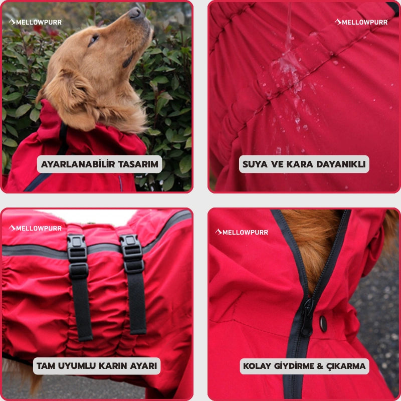 MellowPurr Ventura Yağmurluk – Profesyonel Dış Mekan Koruması