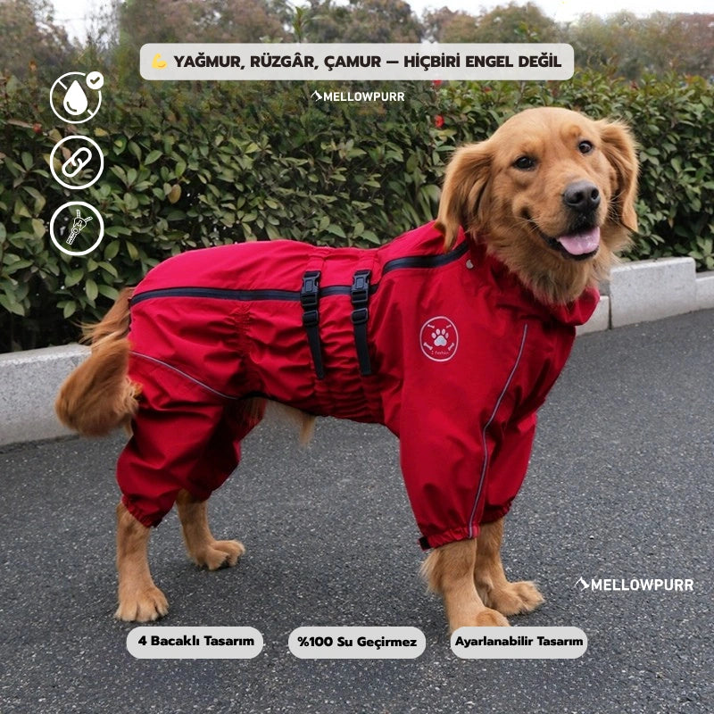 MellowPurr Ventura Yağmurluk – Profesyonel Dış Mekan Koruması