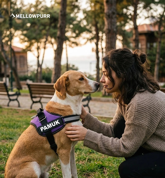 MellowPurr Özelleştirilebilir No Pull Köpek Tasması