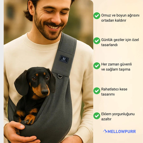 Mellowpurr Güvenli Taşıma Askısı - size özgürlük ona güven verir!