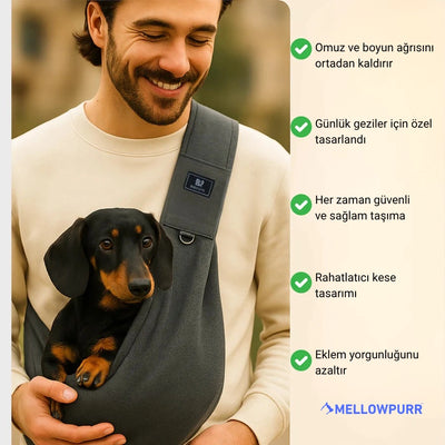 Mellowpurr Güvenli Taşıma Askısı - size özgürlük ona güven verir!