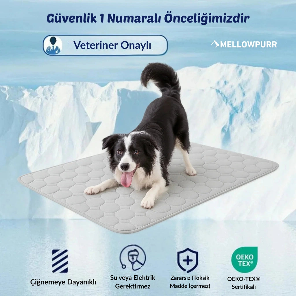 MellowPurr Soğutucu Mat | ChillTech Edition -  4 Mevsim Akıllı Konfor