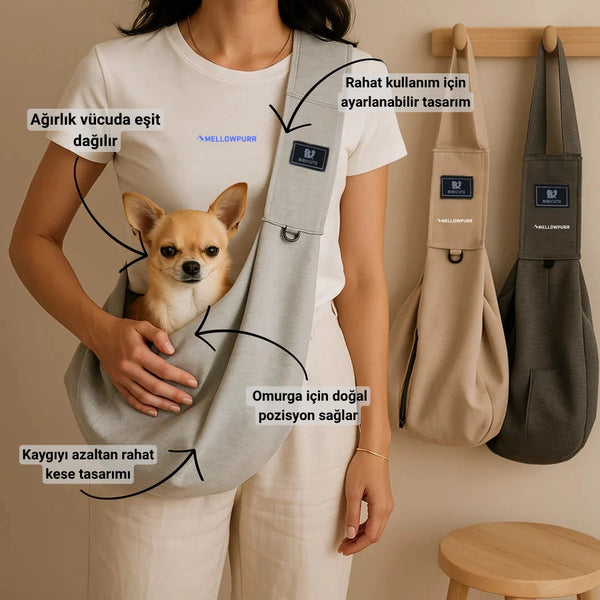 Mellowpurr Güvenli Taşıma Askısı - size özgürlük ona güven verir!