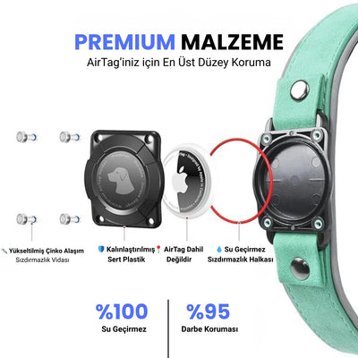 MellowPurr Smart AirTag Köpek Tasması – Kaybolmak Artık İmkânsız
