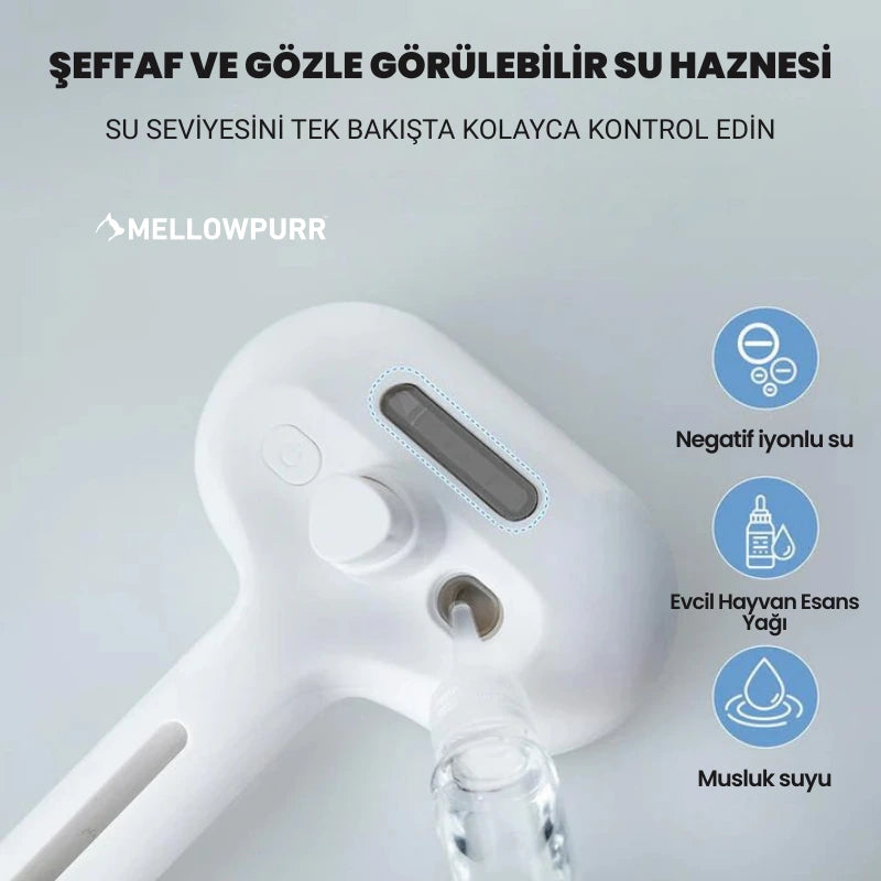 MellowPurr Akıllı Tüy Temizleme Fırçası – Tek Tuşla Tüy Temizliği