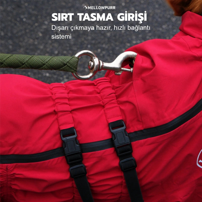 MellowPurr Ventura Yağmurluk – Profesyonel Dış Mekan Koruması