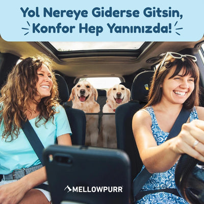 Mellowpurr Sert Tabanlı Araba Koltuk Koruyucu
