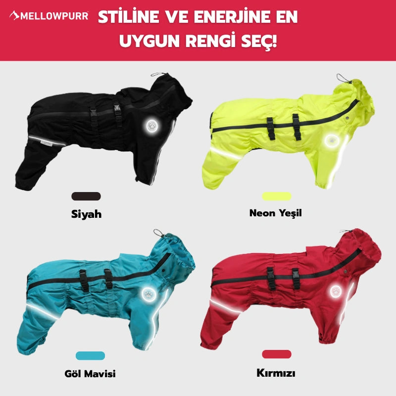 MellowPurr Ventura Yağmurluk – Profesyonel Dış Mekan Koruması