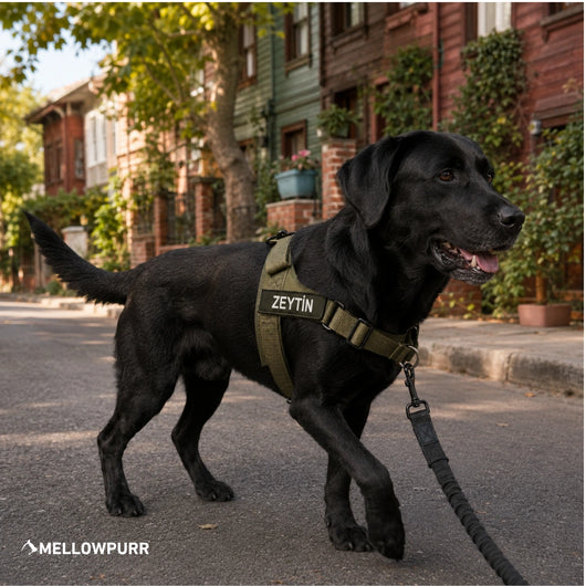 MellowPurr Çekiş Önleyici Köpek Göğüs Tasması | Ön Klipsli Kontrol