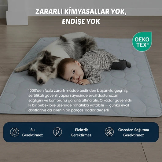 MellowPurr Soğutucu Mat | ChillTech Edition -  4 Mevsim Akıllı Konfor